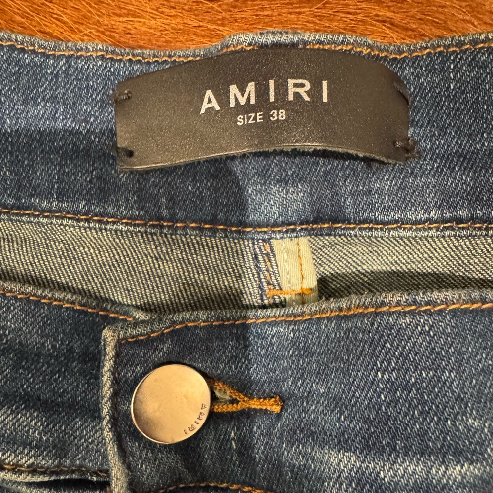 Amiri Distressed Ripped Detailed Jeans - Picture 2 of 4